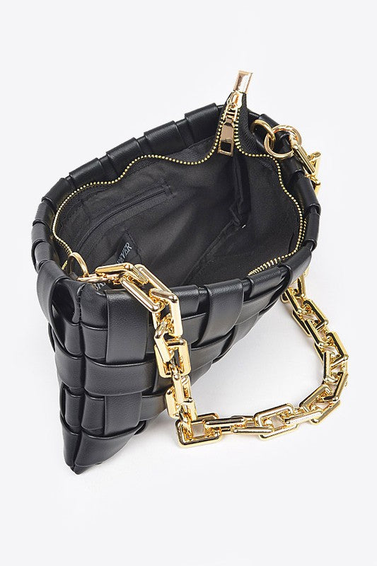 Ashly Braided Chain Crossbody Bag