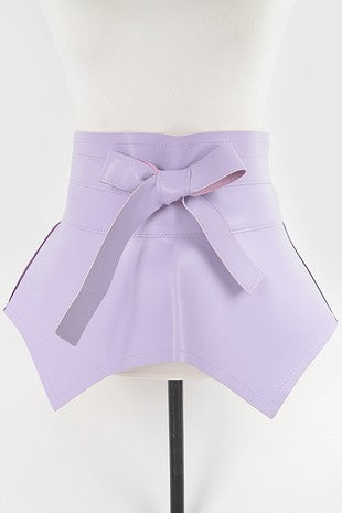 Faux Leather Skirt Belt - PB8490