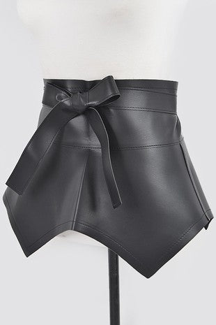 Faux Leather Skirt Belt - PB8490