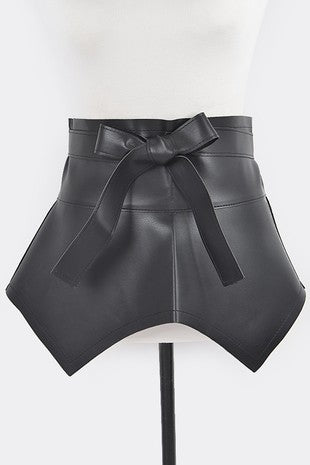 Faux Leather Skirt Belt - PB8490