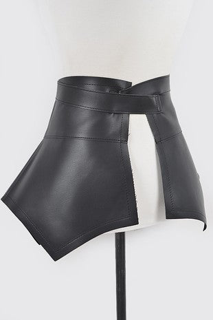 Faux Leather Skirt Belt - PB8490