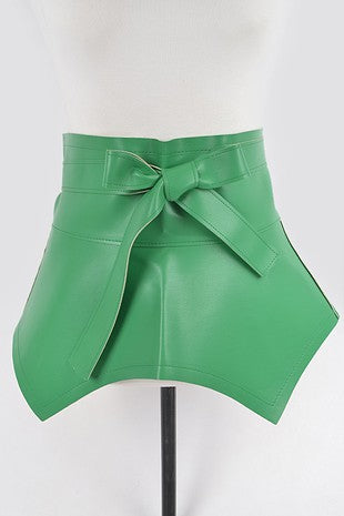 Faux Leather Skirt Belt - PB8490