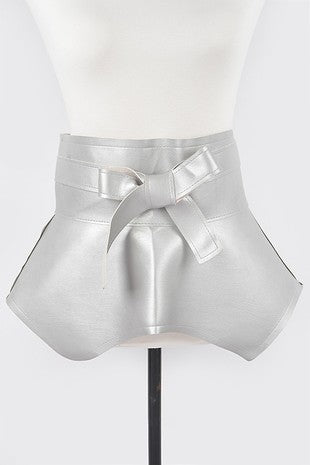 Faux Leather Skirt Belt - PB8490