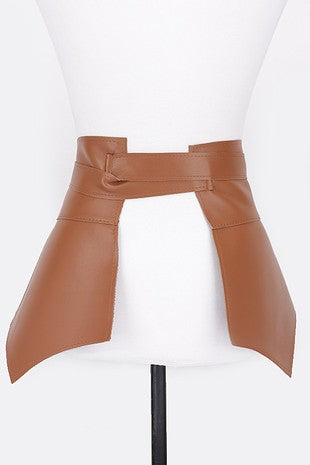 Faux Leather Skirt Belt - PB8490