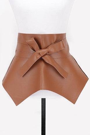 Faux Leather Skirt Belt - PB8490