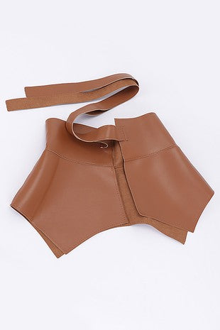 Faux Leather Skirt Belt - PB8490