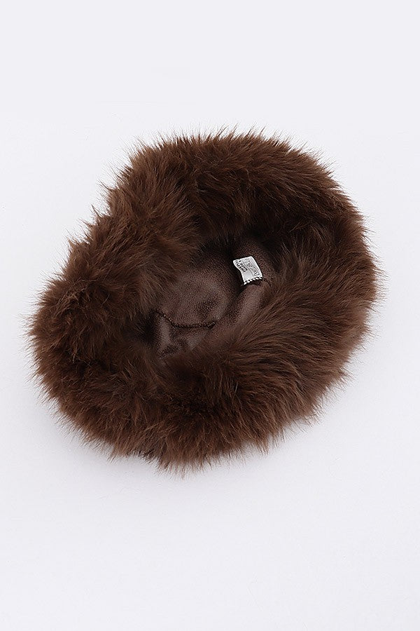 Faux Fur Bucket Hat