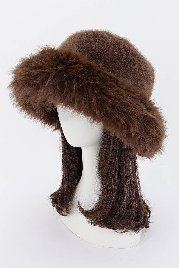 Faux Fur Bucket Hat
