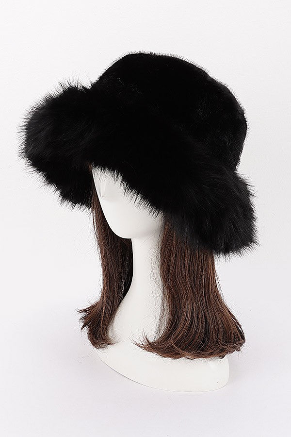 Faux Fur Bucket Hat