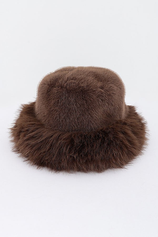 Faux Fur Bucket Hat