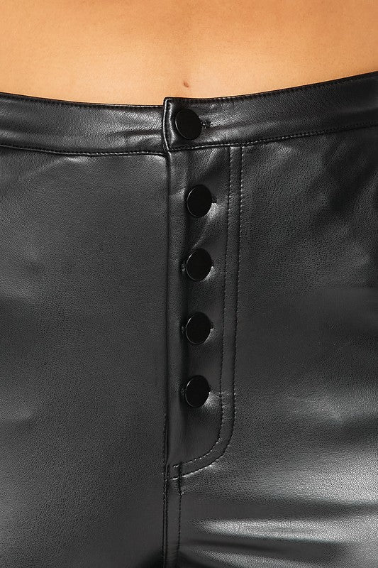 Dinah Vegan Leather Skinny Pants